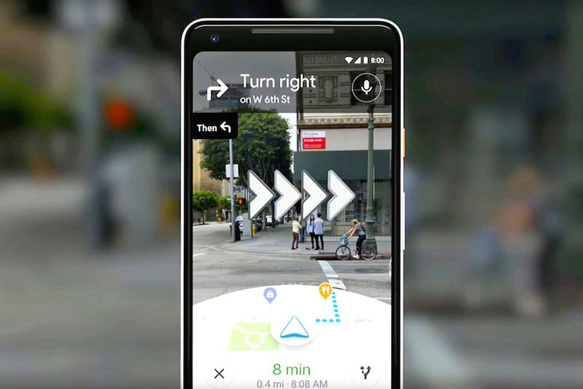 Google Haritalarda Yürüme Odaklı Ar Navigasyonu Kullanılmaya Başlıyor
