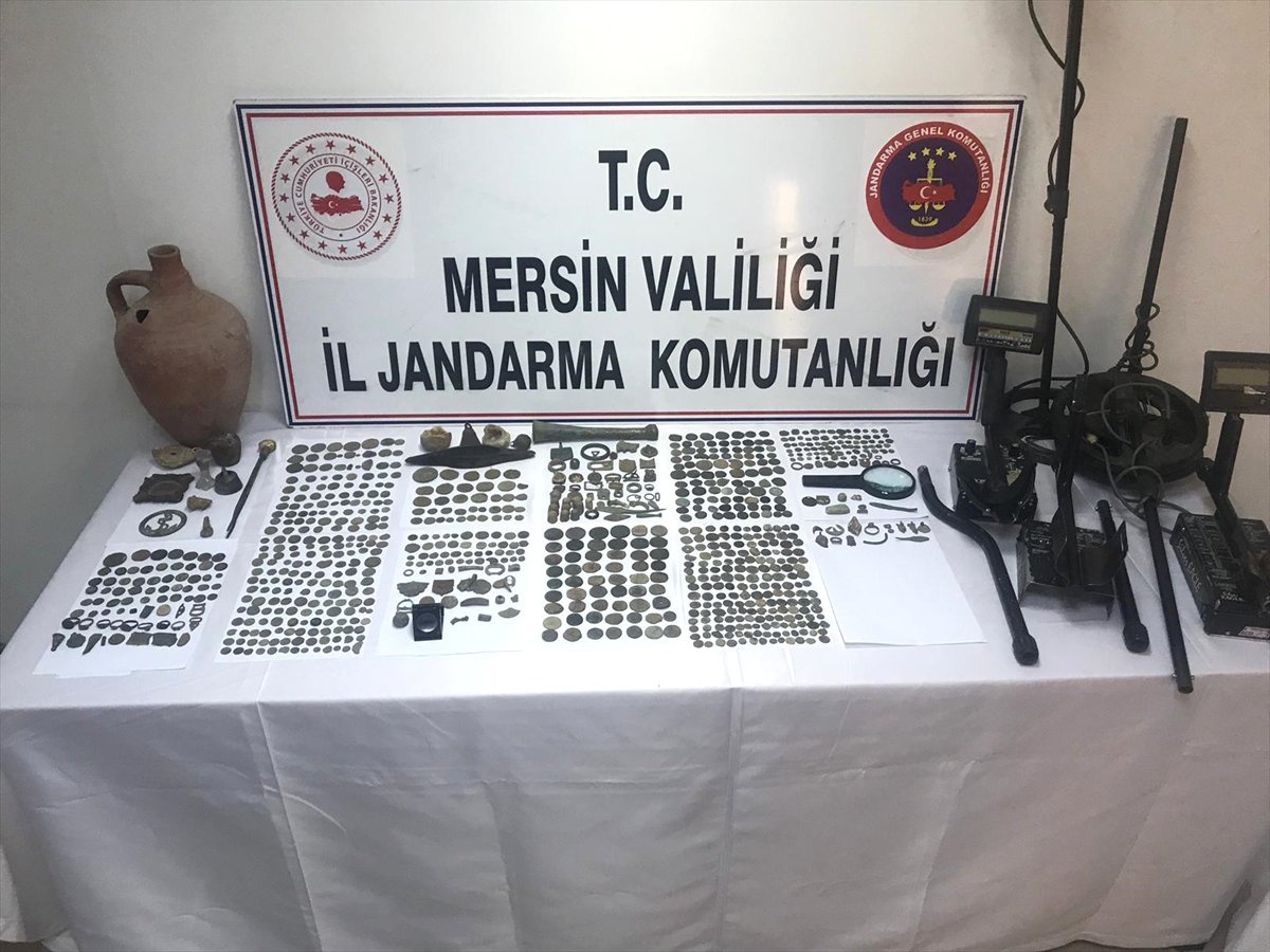 Mersin\'de Tarihi Eser Kaçakçılığı Operasyonu