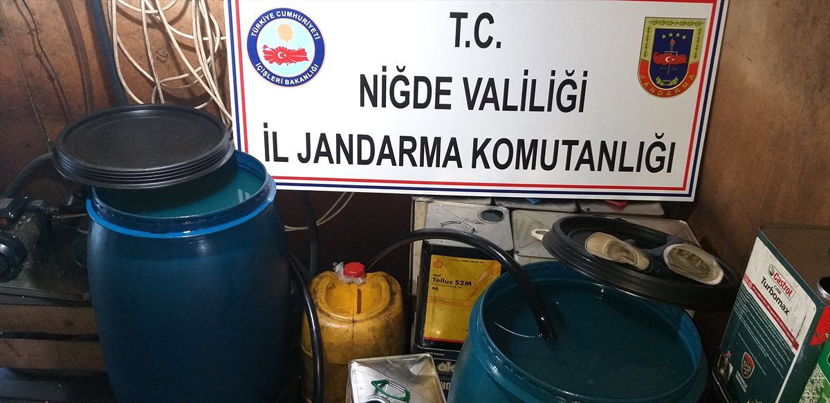 Niğde\'de Kaçak Akaryakıt Operasyonu