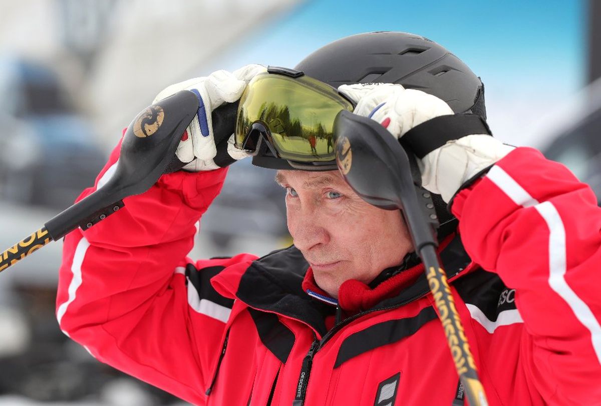 Putin ve Lukaşenko Kayak Yaptı