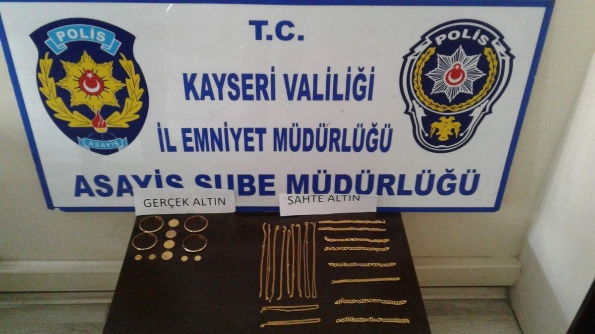 Sahte Altın Verip Gerçeğini Alan Dolandırıcı Yakalandı