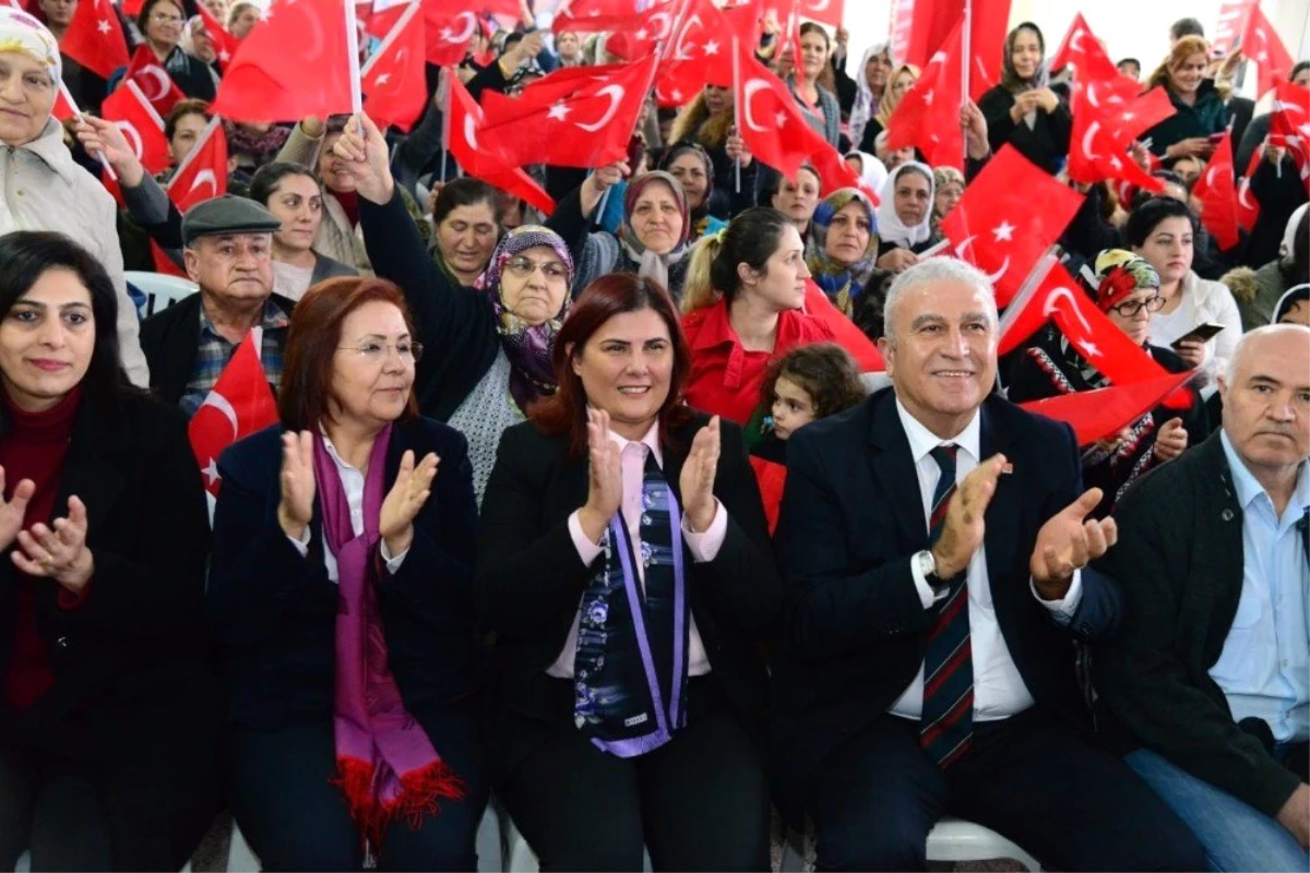 Başkan Çerçioğlu, Çeştepe\'de Kadınlarla Buluştu