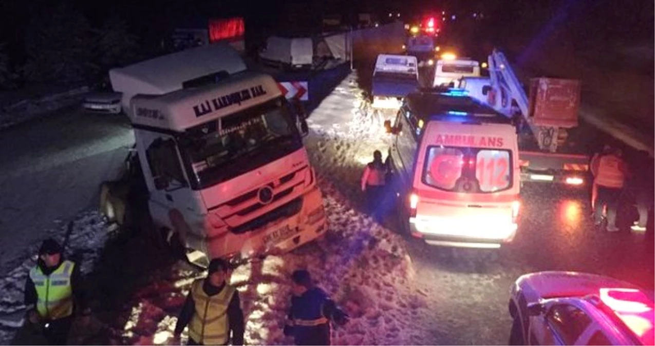 Bolu-Ankara Yolunda 15 Araç Birbirine Girdi! Çok Sayıda Yaralı Var