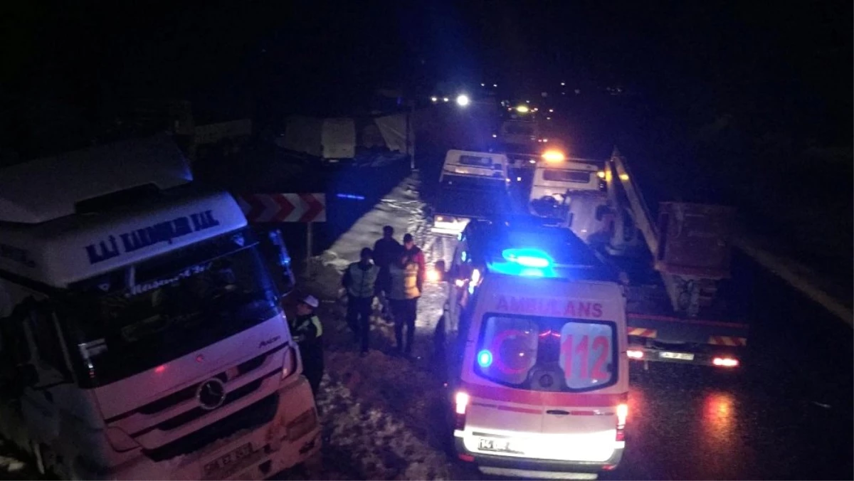 Bolu-Ankara Yolunda Zincirleme Kaza