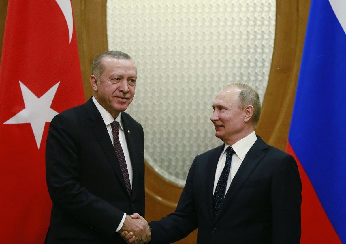 Cumhurbaşkanı Erdoğan ile Rus Lider Putin\'in Görüşmesi Sona Erdi.