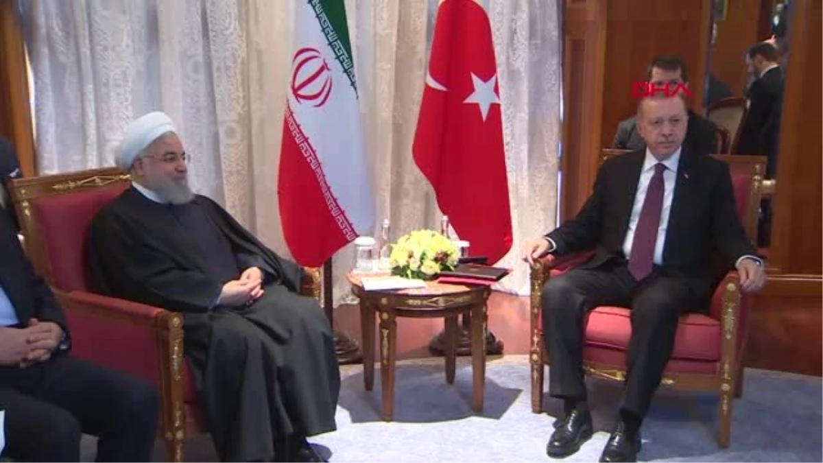 Dha Dış - Cumhurbaşkanı Erdoğan, İran Cumhurbaşkanı Hasan Ruhani ile Görüştü - Ek - Görüntü
