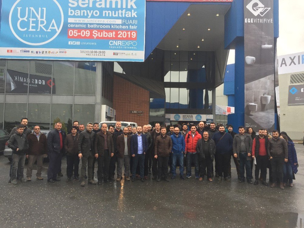 İtso Üyeleri Unıcera Fuarı\'nı Gezdi