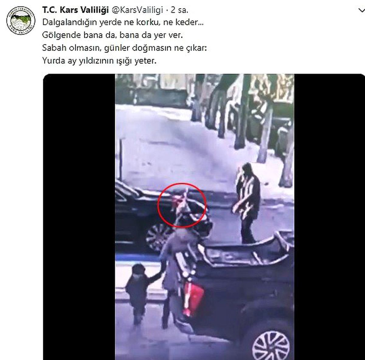 Küçük Çocuğun Türk Bayrağı Aşkı