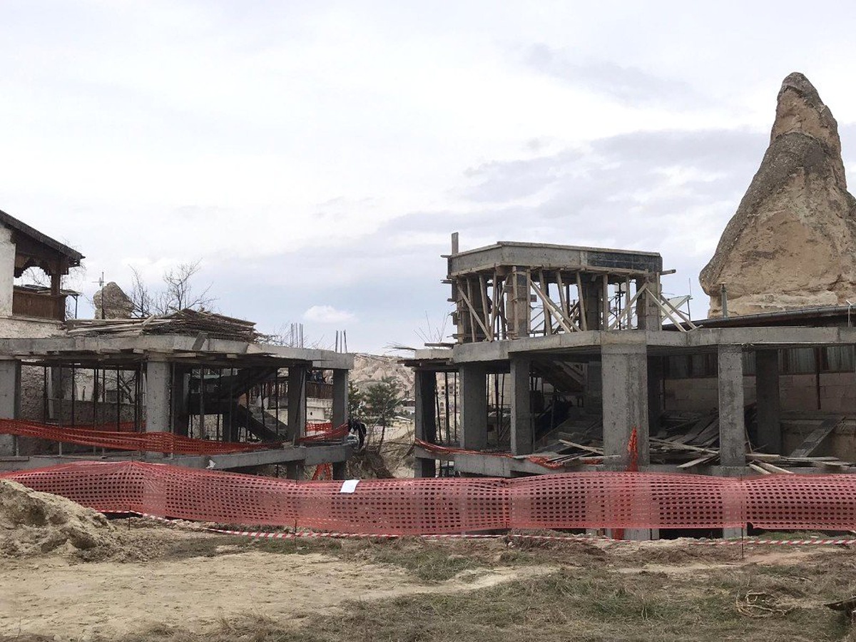 Kültür ve Turizm Bakanlığı, Kapadokya\'daki İnşaatın Yıkımına Başlandığını Açıkladı