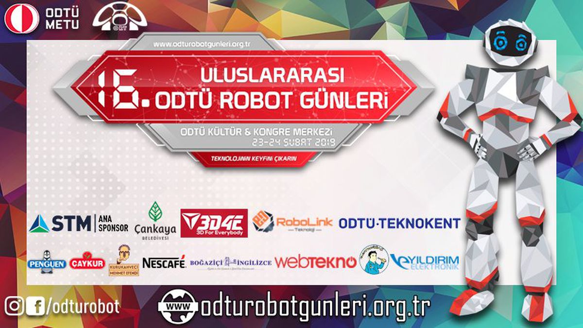 Uluslararası ODTÜ Robot Günleri 23-24 Şubat\'ta