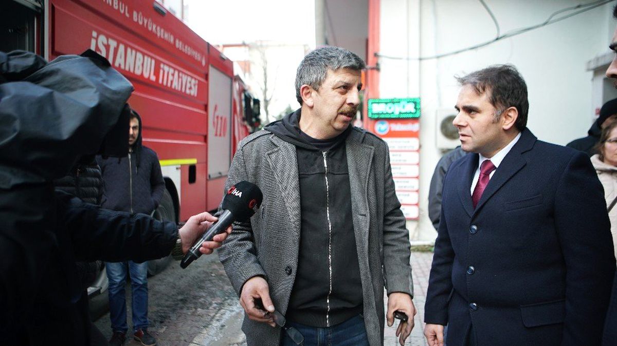 Avcılar\'da İş Yeri Yangını