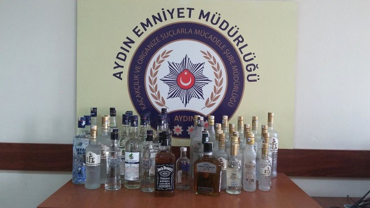 Aydın\'da Kaçak İçki Operasyonu