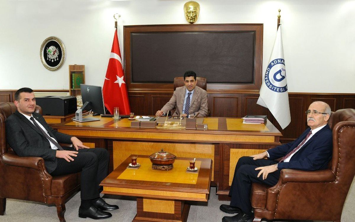 Aydın MHP\'den Adü Rektörü Aldemir\'e Ziyaret