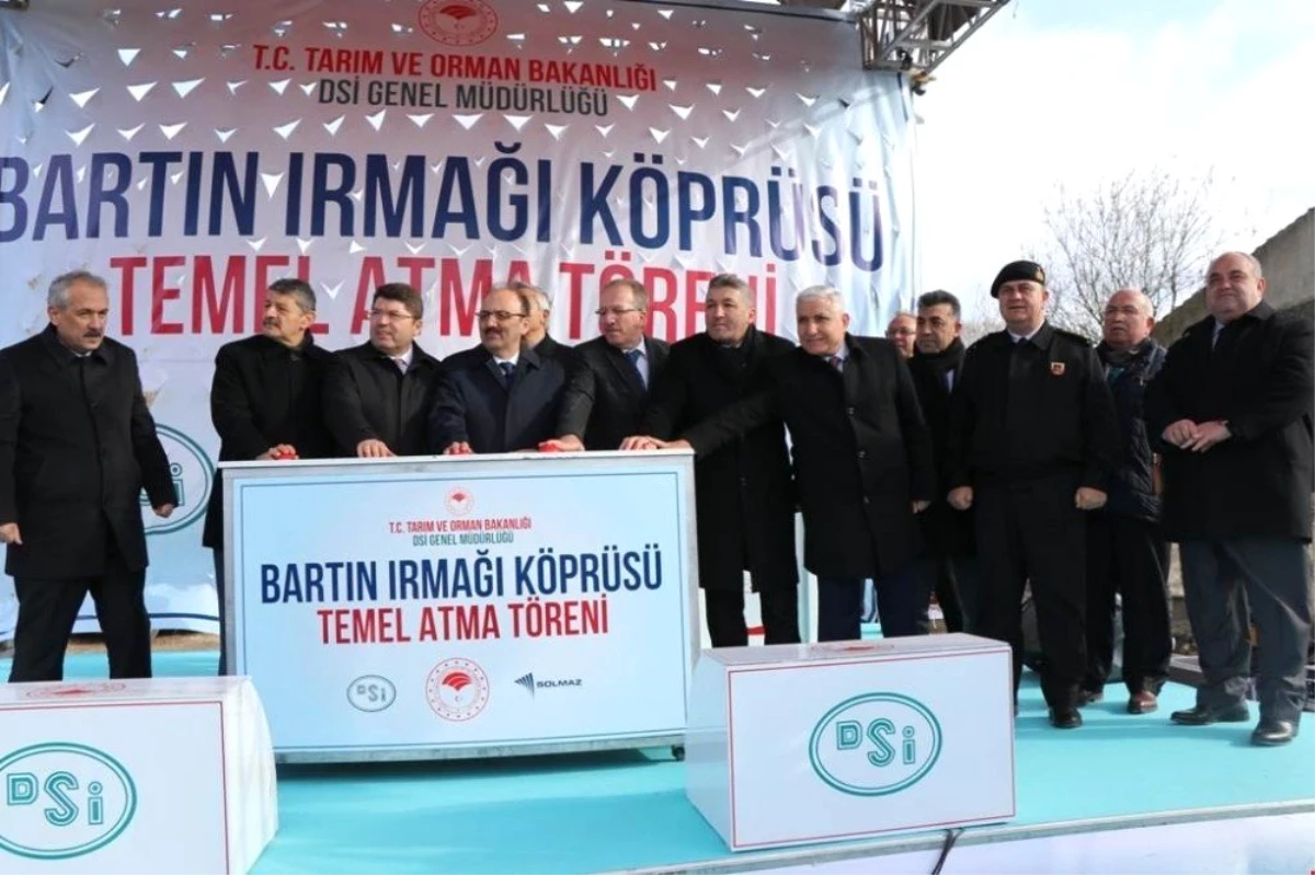 Bartın Irmağı Köprüsü Temel Atma Töreni Gerçekleştirildi