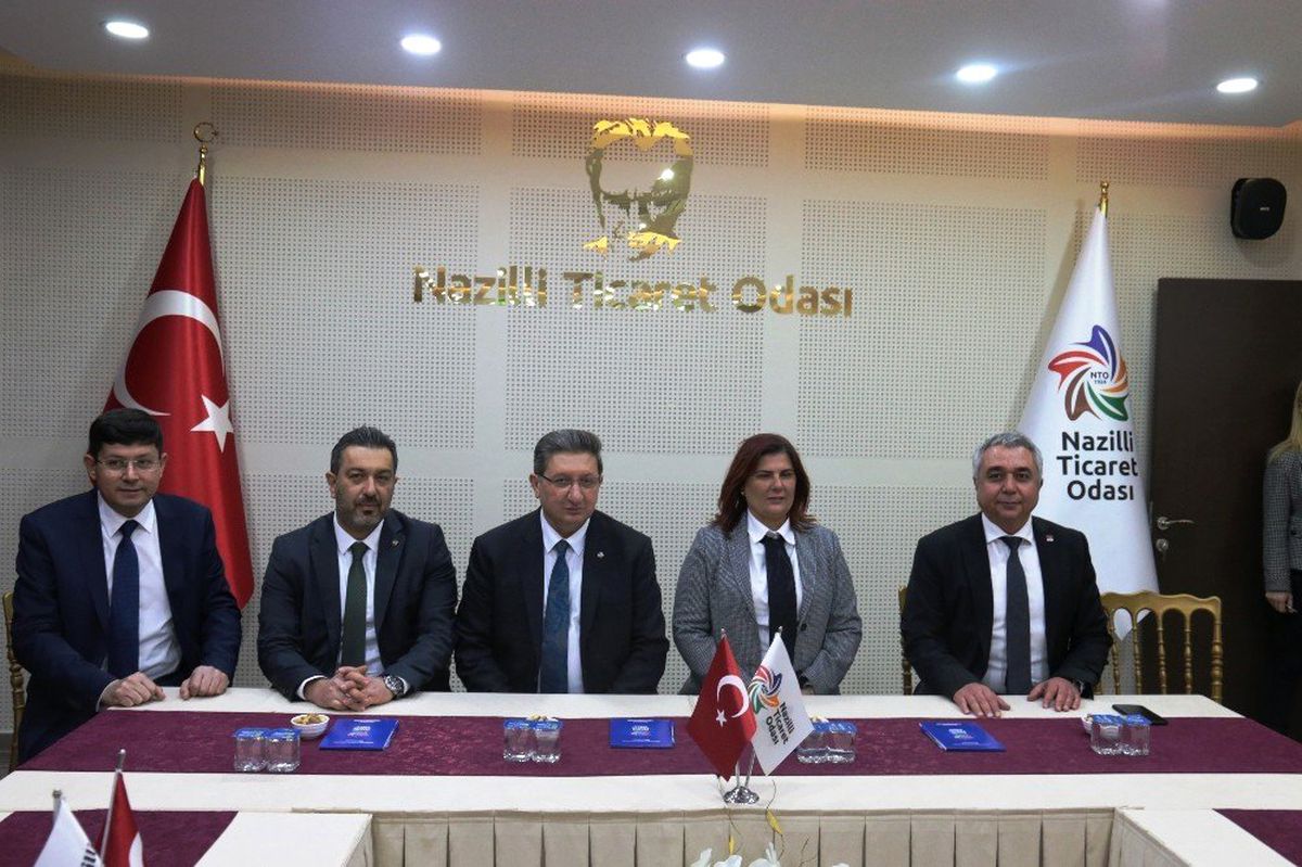 Başkan Çerçioğlu\'ndan Nazilli Ticaret Odası\'na Ziyaret