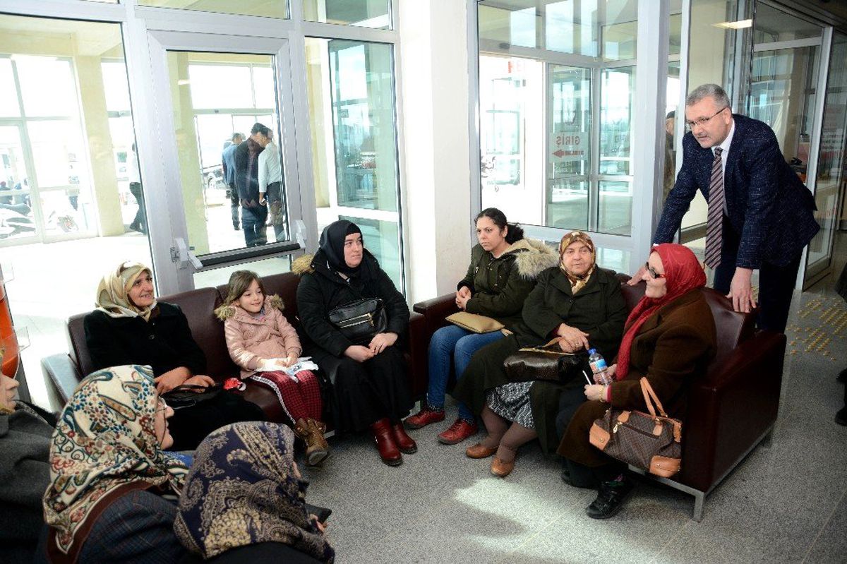 Başkan Özkan\'dan Hasta Ziyareti
