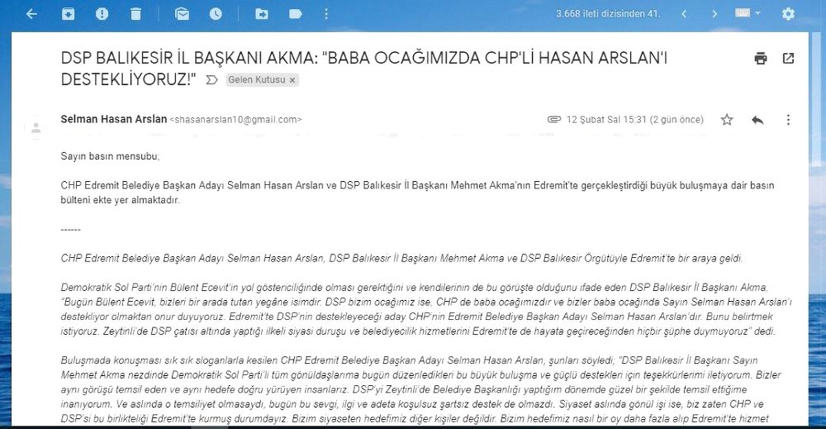 CHP\'li Aday Yalan Haber Üreterek Halkı Yanıltmaya Çalıştı