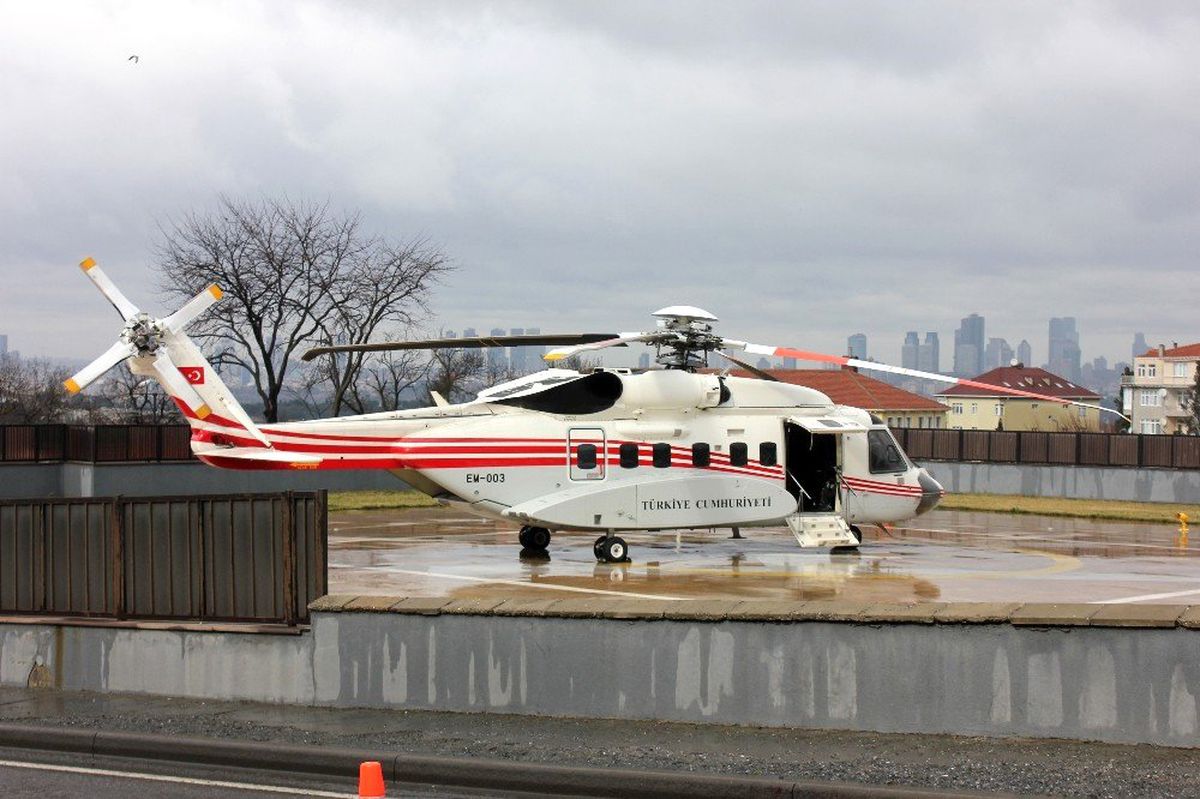 Cumhurbaşkanı Erdoğan Bursa\'ya Helikopterle Hareket Etti