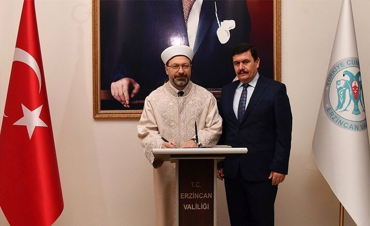 Diyanet İşleri Başkanı Erbaş Erzincan\'da
