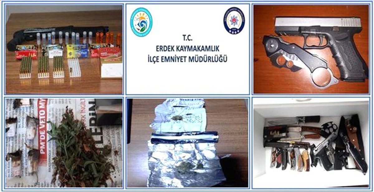 Erdek\'te Huzur Operasyonu: 8 Zanlı Yakalandı