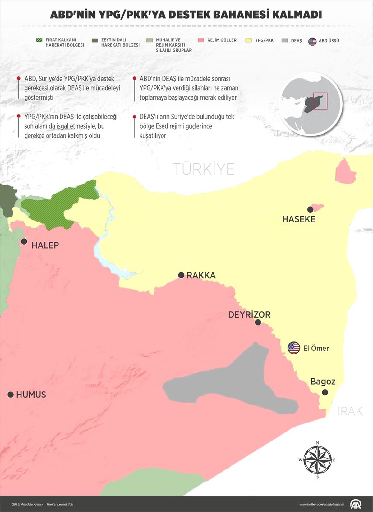 Grafikli- ABD\'nin Ypg/pkk\'ya Destek Bahanesi Kalmadı