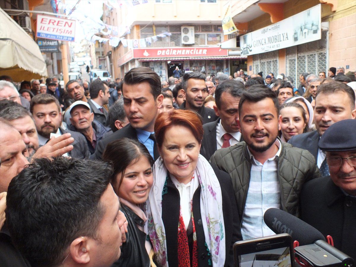 İyi Parti Genel Başkanı Meral Akşener Mersin\'de