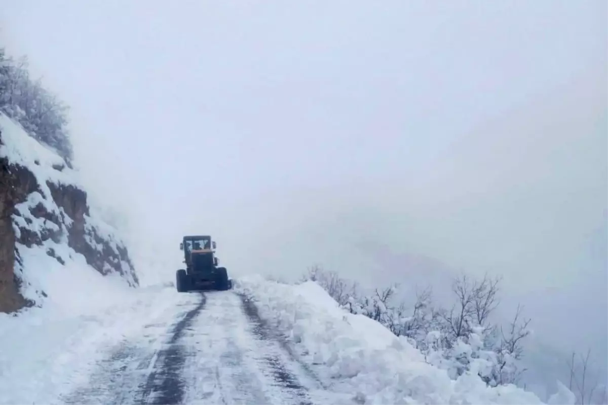 Siirt\'te Kapanan 25 Köy Yolu İçin Çalışma Başlatıldı