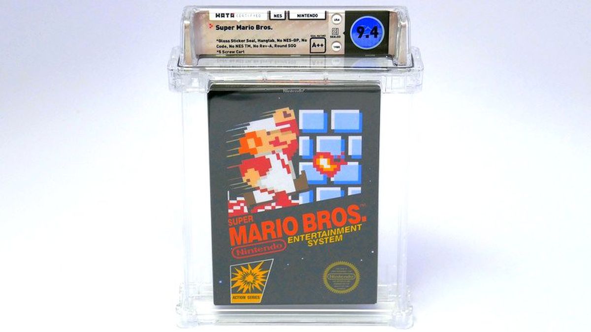 Super Mario Bros\'un Jelatini Açılmamış Versiyonu 100 Bin Dolara Satıldı