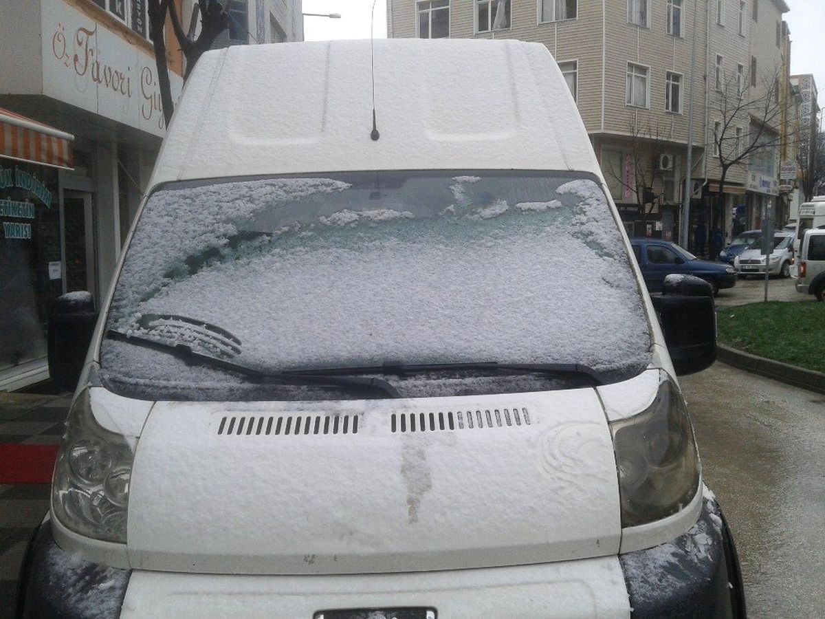 Tekirdağ\'da Kar Yağışı