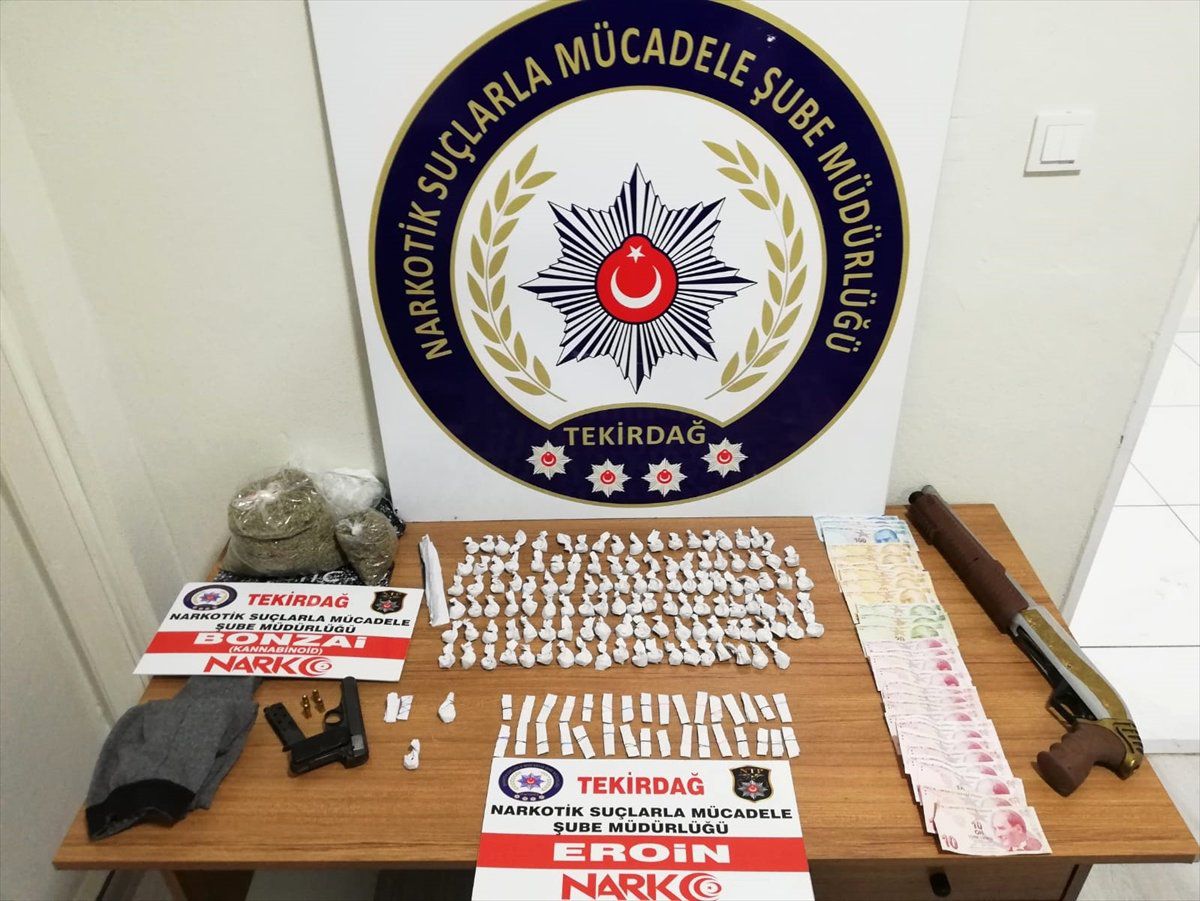 Tekirdağ\'da Uyuşturucu Operasyonu