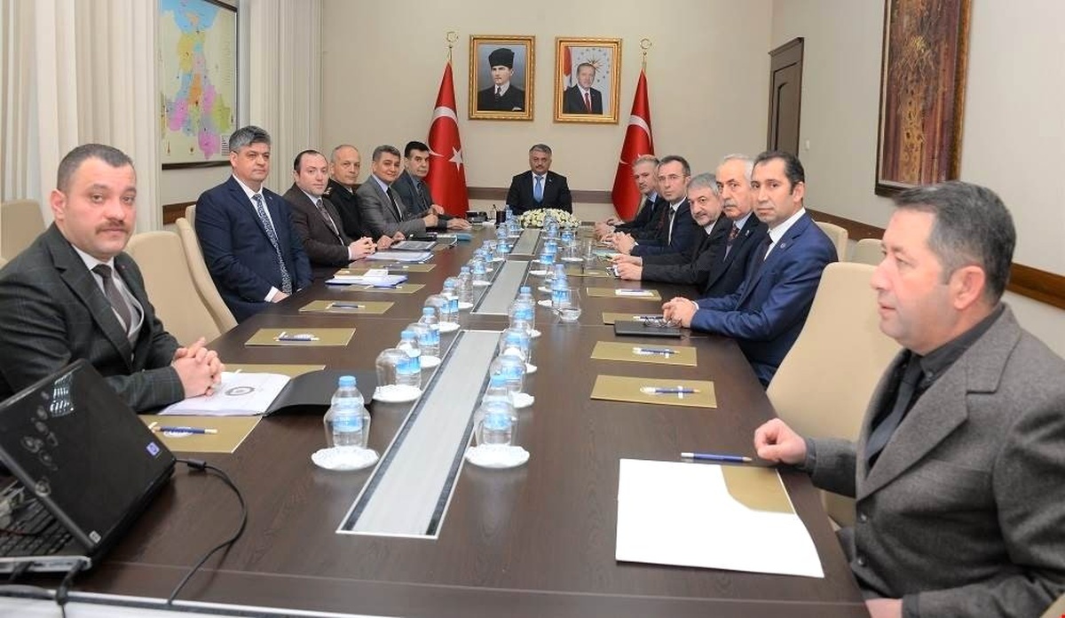 Vali Yazıcı Seçim Güvenliği Toplantısı Yaptı