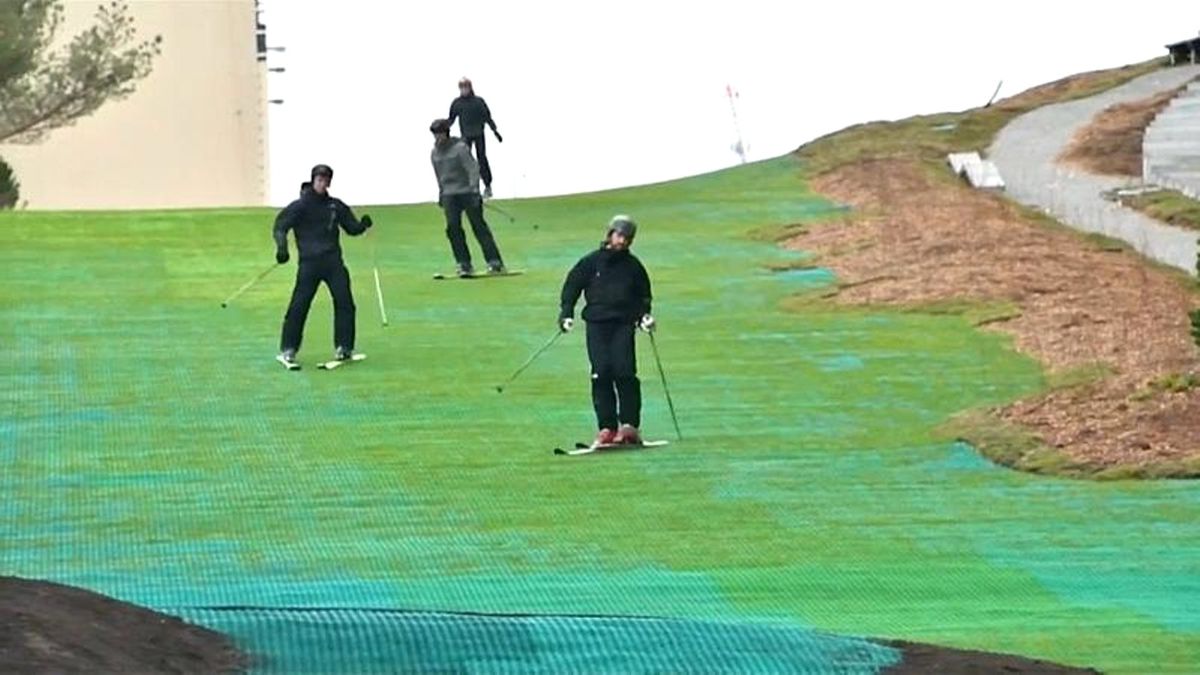 Video | Çöp İşleme Tesisinde Kayak Keyfi