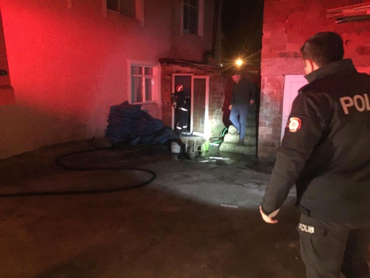 Kalorifer Kazanındaki Yangın İtfaiye Ekiplerince Söndürüldü