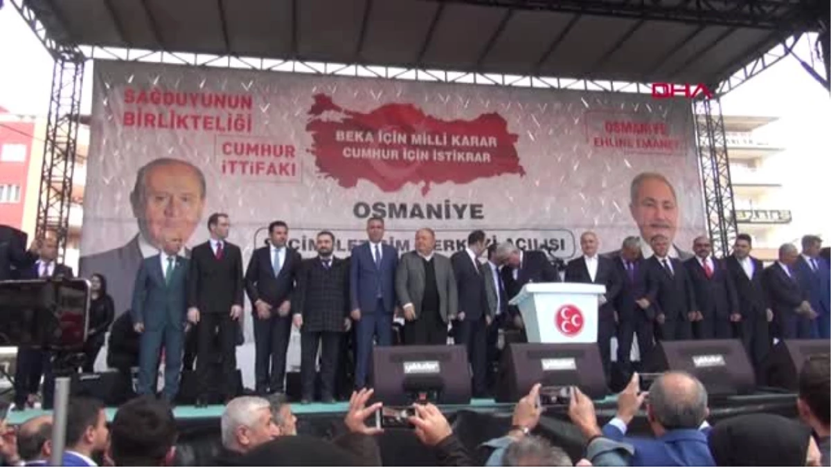 Osmaniye MHP\'li Yalçın: CHP ve İp, Hdp ile Birlikte Hareket Ediyor