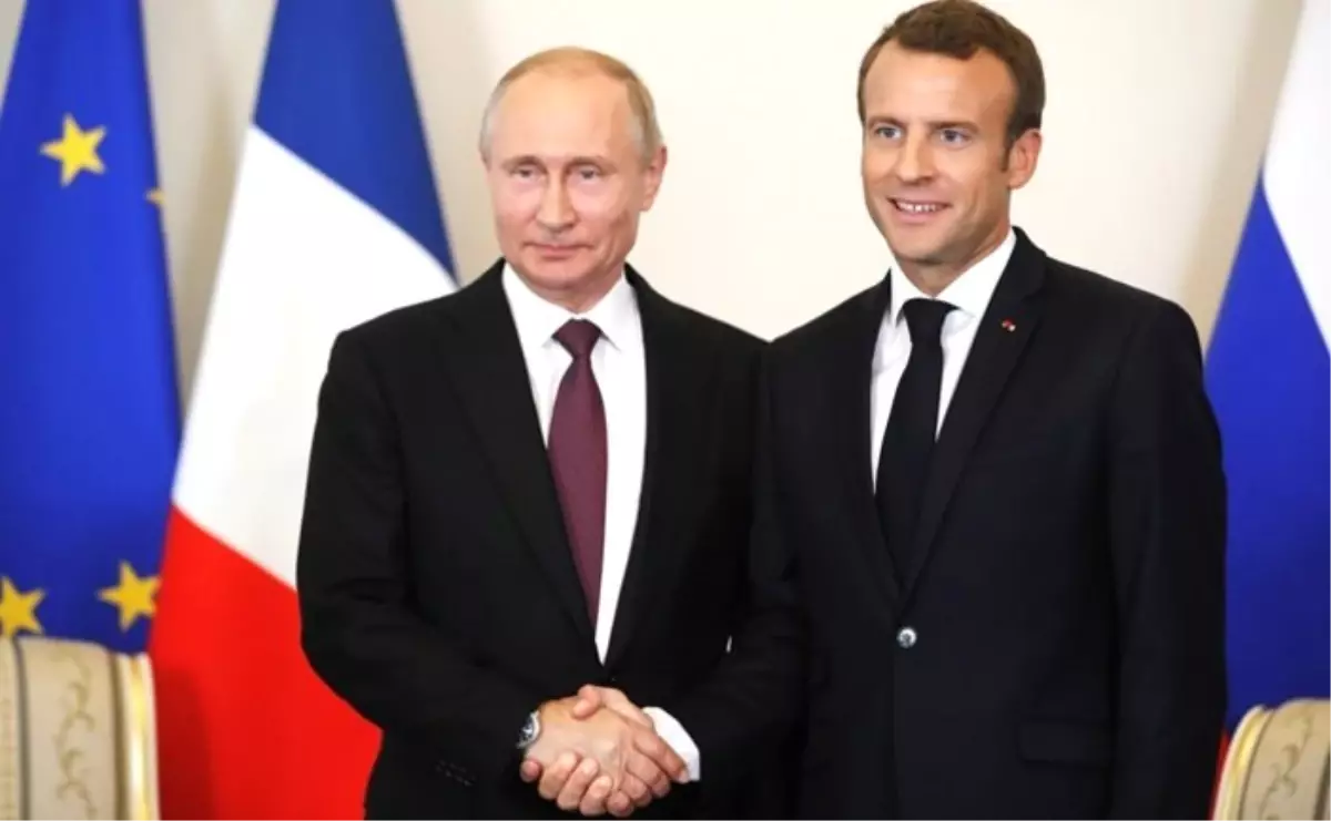 Putin ve Macron Suriye\'yi görüştü