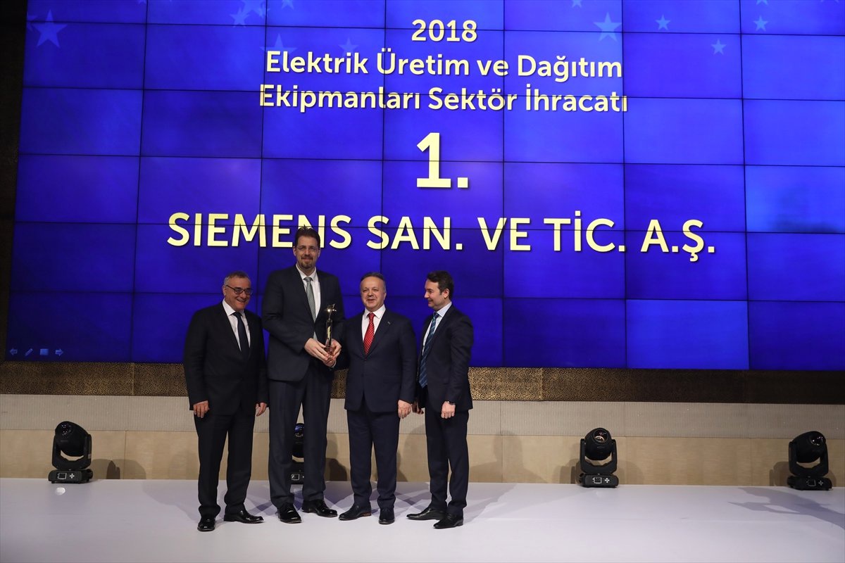 Siemens Türkiye 2018\'de En Çok İhracat Yapan Firma Oldu