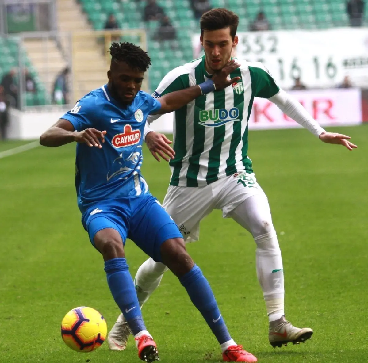 Spor Toto Süper Lig: Bursaspor: 0 - Çaykur Rizespor: 2 (Maç Sonucu)