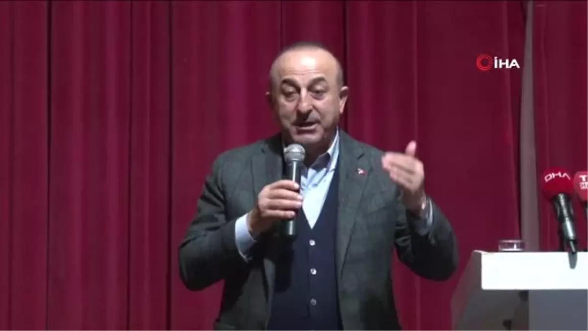 Bakan Çavuşoğlu: "Diplomasiyle Diploması, Müzakereyse Müzakere, Restse Rest"