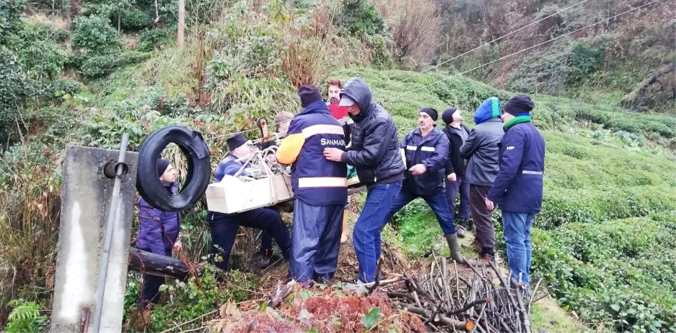 Cenazeyi Teleferik ile Taşıdılar