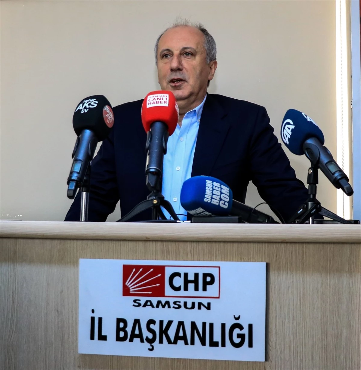 CHP\'li Muharrem İnce, Samsun\'da Aday Tanıtım Toplantısına Katıldı