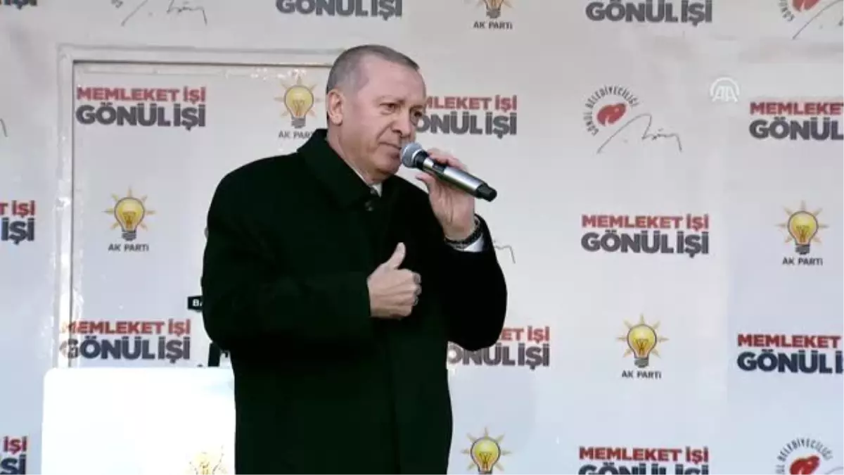 Cumhurbaşkanı Erdoğan: "İstikameti Millet Olmayan Muhalefetin Bu Ülkeye Verebileceği Hiç Bir Şey...