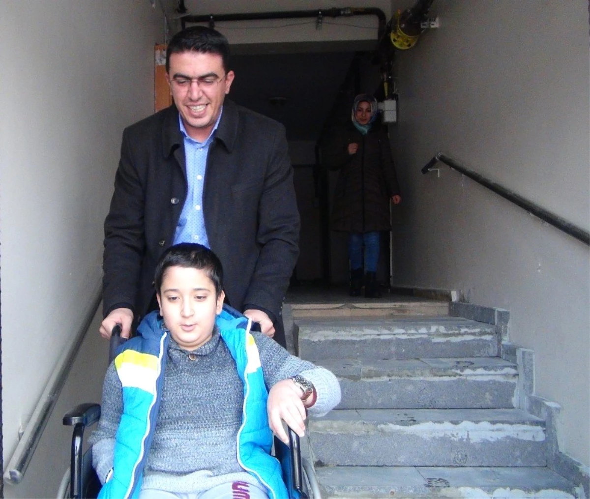 Engelli Çocuğun İsteğini Kaymakam Öztürk Yerine Getirdi