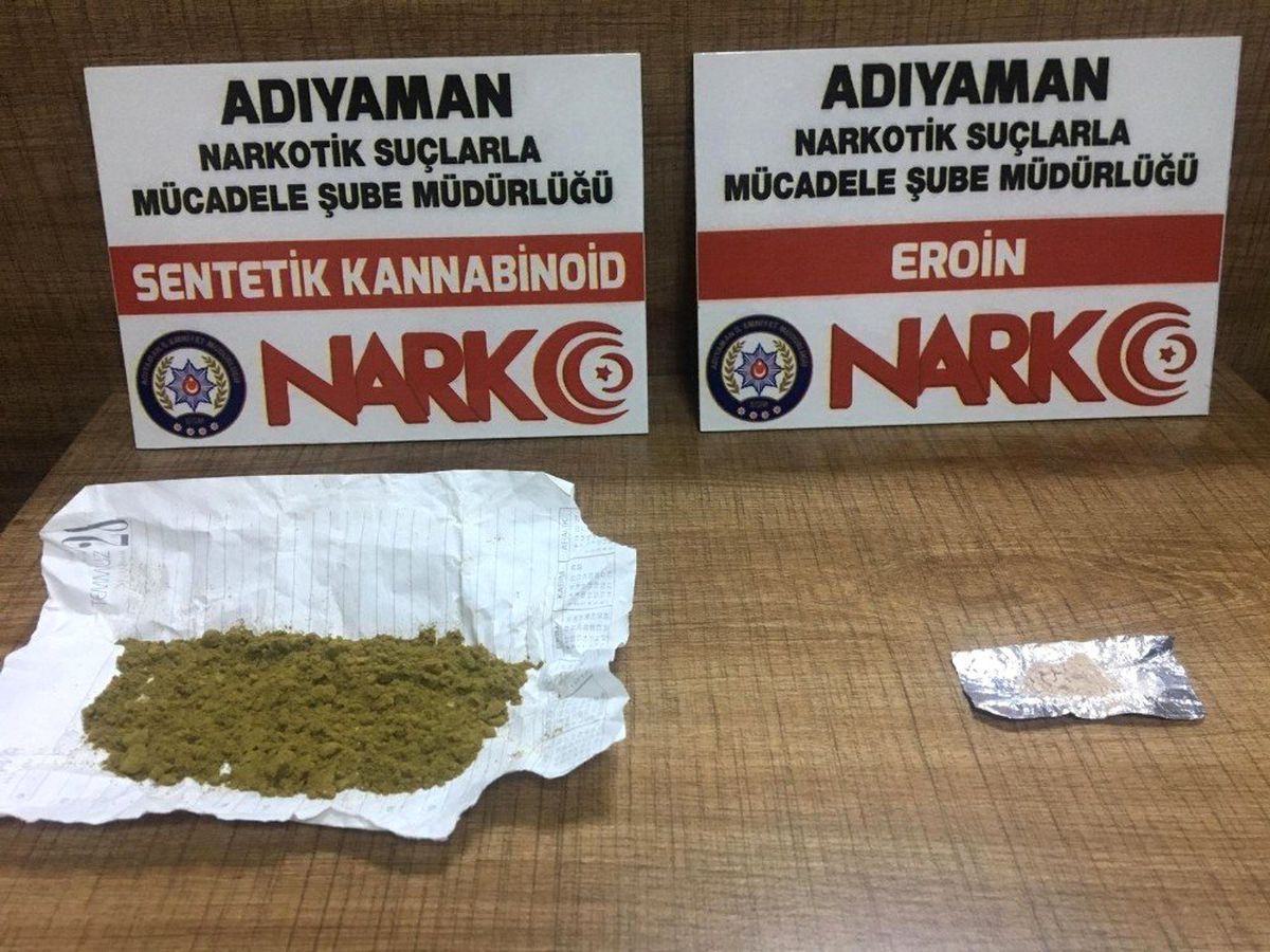 Adıyaman\'da Uyuşturucu Operasyonu : 5 Gözaltı