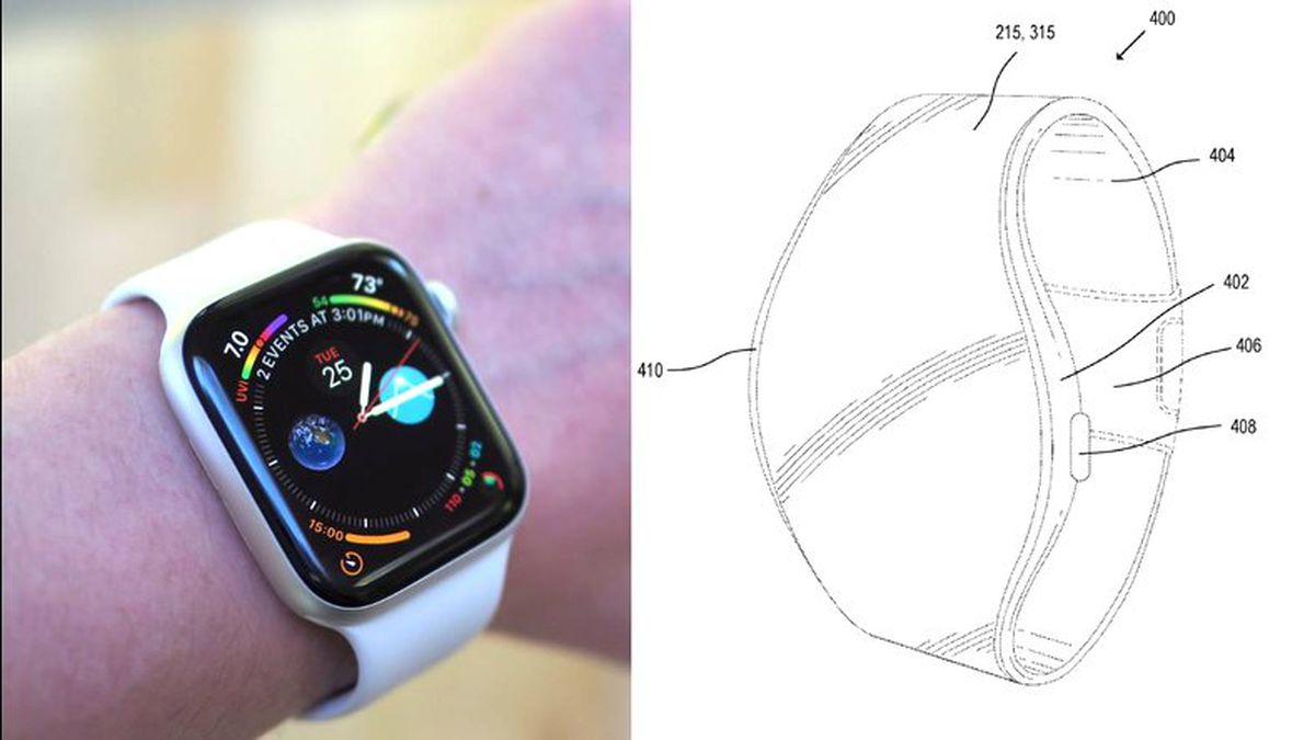 Apple, Esnek ve Microled Ekranlı Bir Akıllı Saat Patenti Aldı
