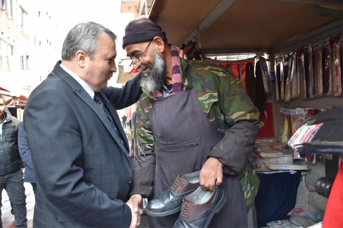 Cumhur İttifakı Adayı Çerçi Esnaf Ziyareti Yaptı