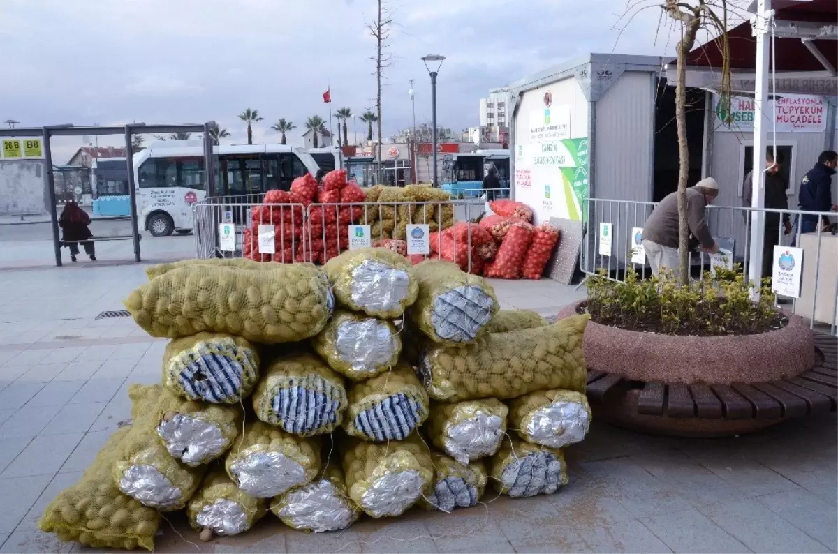 2 Günde 15 Ton Patates Satıldı