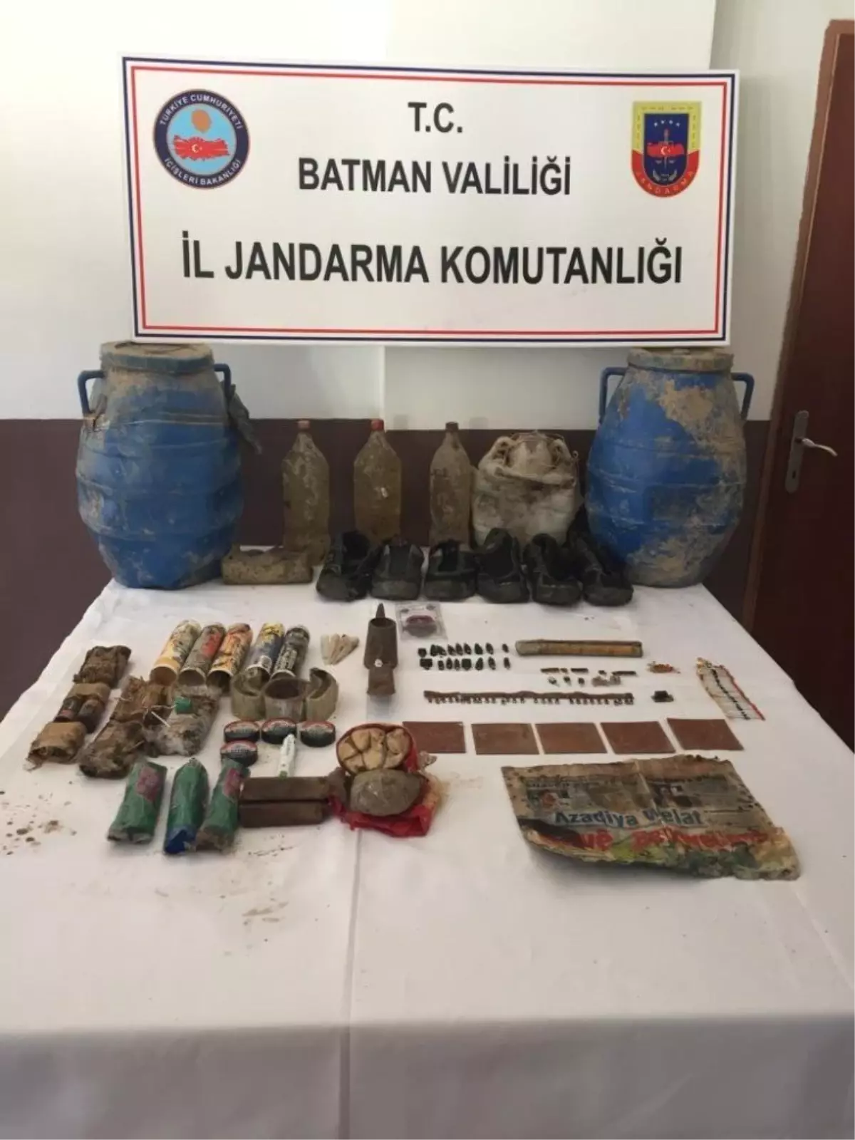 Batman\'da 3 Kilogram A4 Plastik Patlayıcı Ele Geçirildi