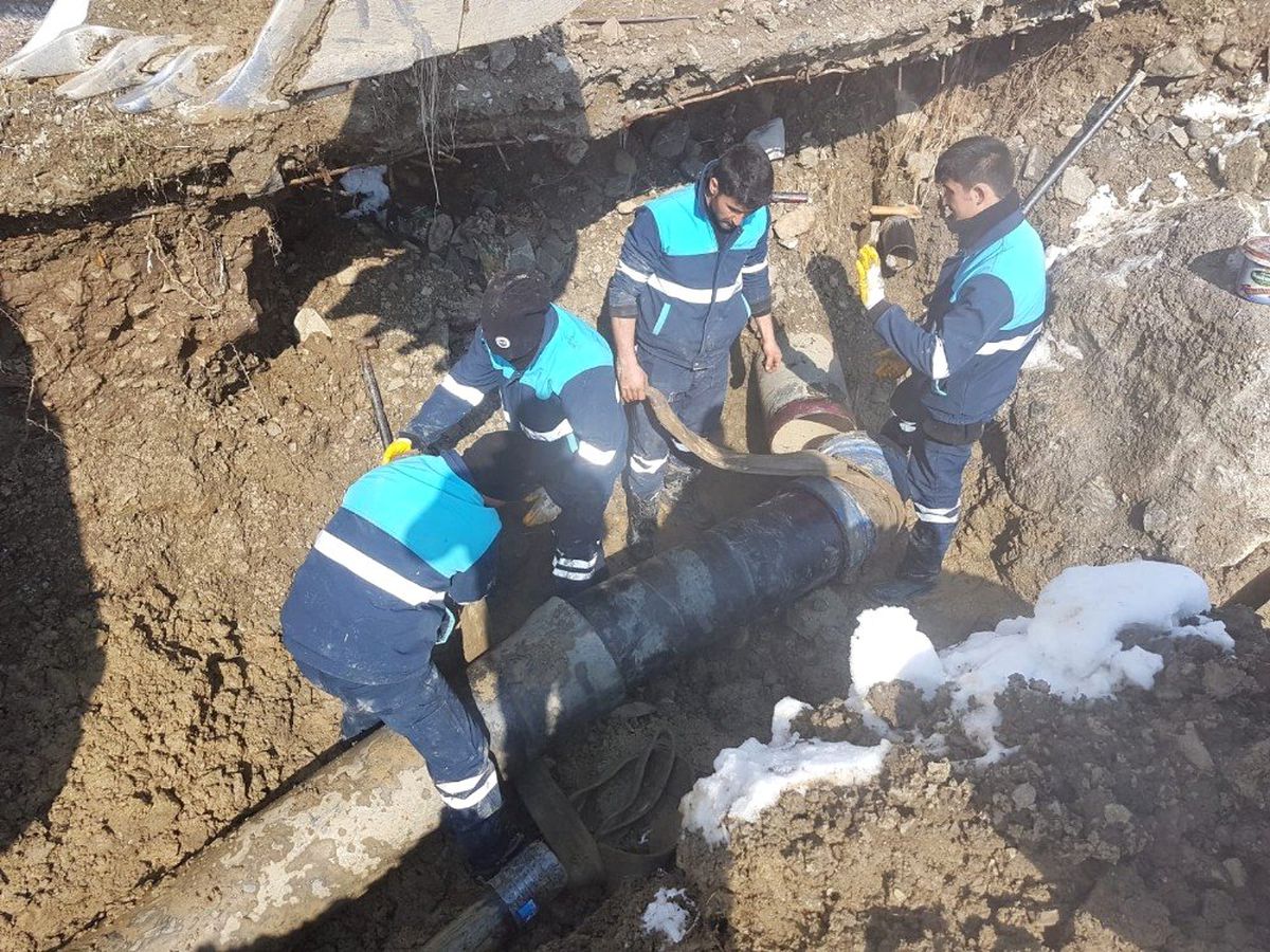 Dondurucu Soğukta İçme Suyu Onarımı