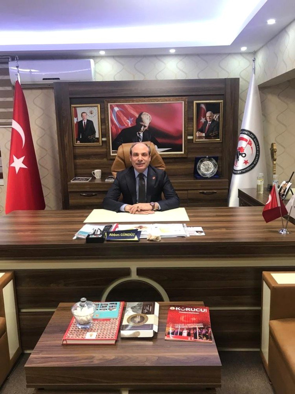 15 Temmuz Demokrasi Şehitleri Gazileri ve Terör Mağdurları Derneği Genel Başkanı Abbas Gündüz...