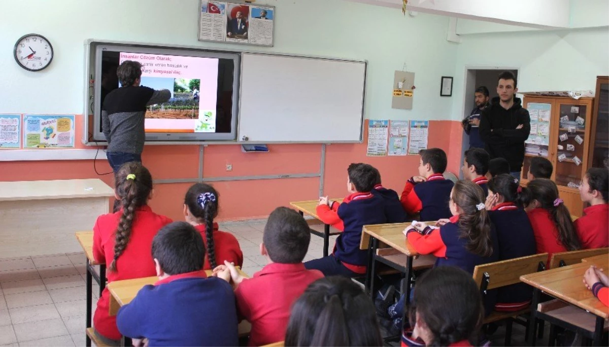 Erzincan\'da Öğrencilere Organik Tarım Eğitimi Verildi